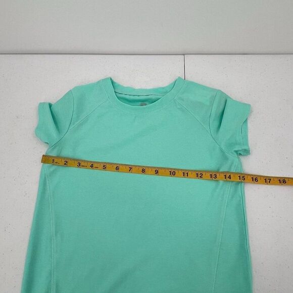 Runway The Active Side Tee Girls Size Medium Blue Moisture Wicking T-Shirt - Picture 7 of 10